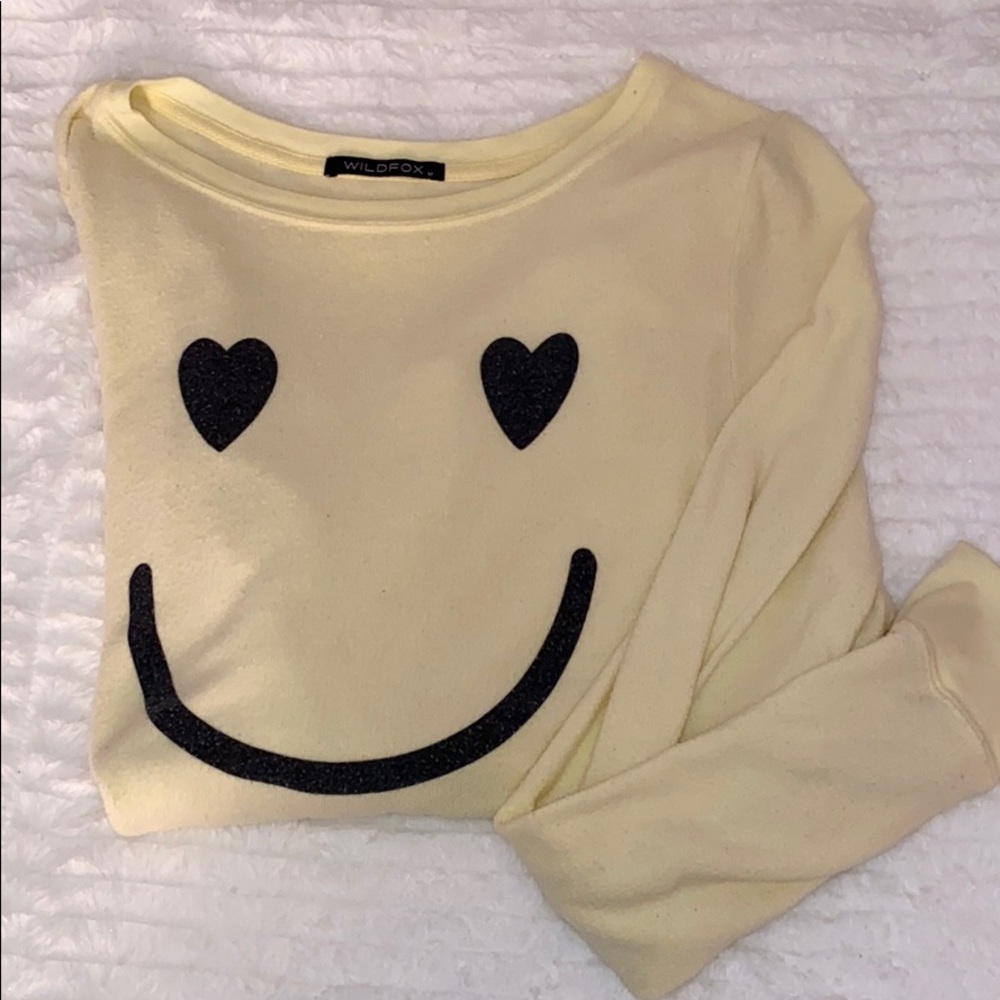 Wildfox Smiley Face Sweatshirt